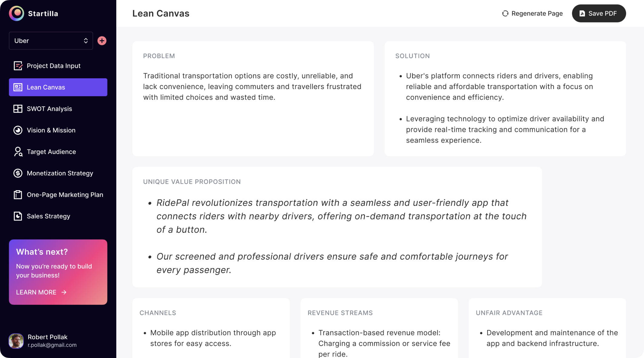 Lean-canvas